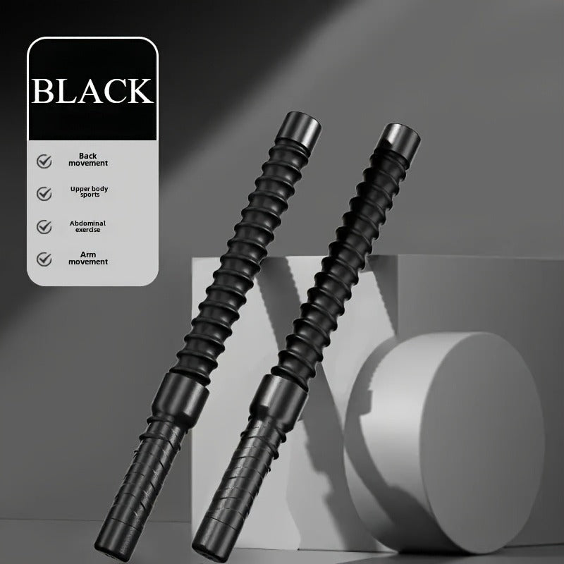 2pcs Stainless Steel Wireless Combat Training Stick - A Universal Strength And Muscle Exercise Fitness Tool With Strong Rebound Inertia, Suitable For Home Fitness