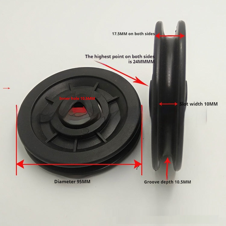 Fitness Equipment Plastic Accessories Pulley
